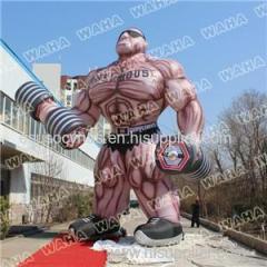 8m High Inflatable Muscleman For Advertising