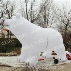 Giant Inflatable Polar Bear For Christmas Decoration