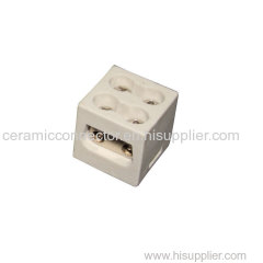 Ceramic material terminal blocks