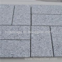 Grey Granite Cobblestone For Paving On Mesh (G603)