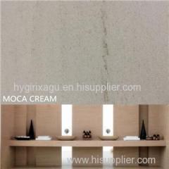 Moca Cream Beige Limestone Tile for Wall Cladding