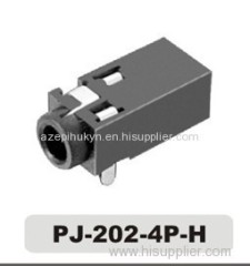 2.5mm 4 Pole 4 Pin Audio Jack