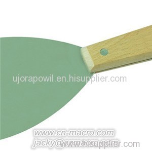 Varnished Wooden Handle Stainless Steel Putty Knife