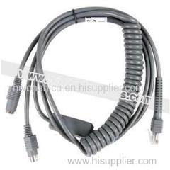 For Symbol LI2208 Keyboard Wedge PS2 3M Coiled Cable