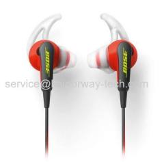 New Bose SoundSport In-Ear Wired Stereo Earphones Power Red With Apple Control