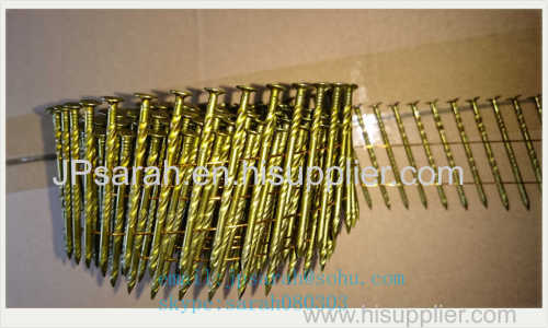 Wooden Flooring Coil Nails Screw Shank Coil Nails