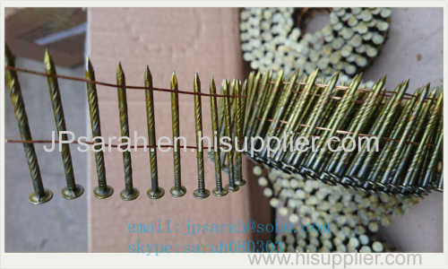 25mm*50mm china iron Steel Coil Nails for sale