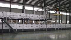 Ultra-wide FRP lightning gel coat sheet making machine