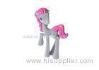 Custom Made Pony Flocked Animal Figurines Special PVC Long Hair For Gift