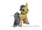 Yellow Collectible Plastic Flocked My Little Pony Small For Childrens Gift