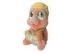 ASTM 3D Mini Flocked Toy Dog Figures Big Pink Nose Design For Kids Collection