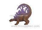 Purple Brown Colored Plastic Cool Boys Dinosaur Toys Washable For Souvenir