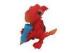 2.5 Inch Soft Cool Plastic Dinosaur Toys Big Mouth Cartoon Design For Kids Playing