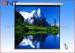Presentation Ceiling Mounted Motorized Projector Screen Size 136 Inch 2438*2438mm