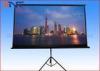 Large Pull Down 100 Inch Portable Projector Screen Tripod Stand Foldable