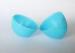 Conjoint Plastic Empty Vending Machine Capsules Blue Oval Egg For Holiday Decoration