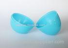 Conjoint Plastic Empty Vending Machine Capsules Blue Oval Egg For Holiday Decoration
