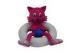 Vinyl Colour Changing Unique Bath Toys Baby With Swimming Circle EN 71 Animal Wolf