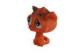 Small Non - Toxic Plastic Miniature Toys Orange Angry Cat Design BSCI Approval