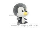 Black Plastic Capsule Baby Penguin Soft Toy 2 Inch Scale For Surprise Egg