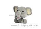 Funny Plastic Mini Capsule Toy Non - Toxice Gray Elephant Stuffed Animal