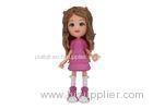 Amaranth Pretty Eyes Painting Plastic Girl Doll Toys BSCI For Kids Playing