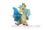 Fashionable Plastic Kid My Little Pony Stuffed Toy With Winding Mane Yellow Body Color