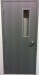 FM WH UL listed steel metal fire rated proof door with glass louver