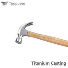 Ttitanium casting parts hammer head ASTM B367
