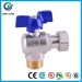 Angle Type Water Meter Ball Valve with Male/Free Nut