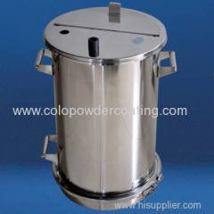 powder coating stainless steel hopper