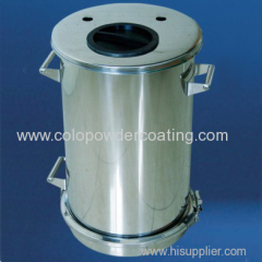 powder coating stainless steel hopper