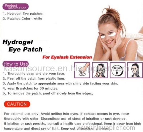 hydrogel eye patch/ free lint eye patch for eyelash extension