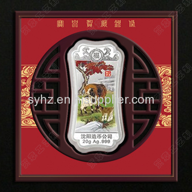 commemorative coin packing and storage tube