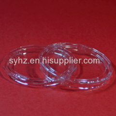 Acrylic coin capsule with multiple angle