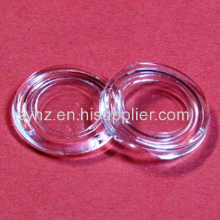 Transparent coin capsule tray