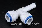 700F White Polypropylene 3 8 Tee Fittings RO Systems Water Filter Accessories