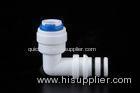 RO Water Purifier Parts Plastic Quick Connect Fittings For Water Double O - Ring