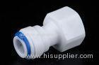 Straight Female Plastic Quick Connect Fittings Water Purifier Parts Circle Head