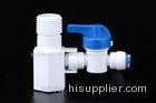 28 Dentes Screw Reverse Osmosis Parts 2 Ways Splitter Connect Ball Valve