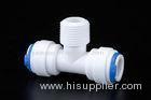 Quick Connect Adapter Water Dispenser Tee Push Fit Plumbing Fittings Aging Resistance