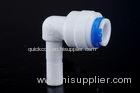 Lightweight Quick Connect Plumbing Fittings Elbow Food Grade 32 To 160F Temperature