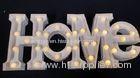 Customized 12 Inch LED Letter Lights Battery Powered For Holiday Decoration