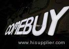 3D Brushed Stainless Steel LED Letters Sign with Acrylic face in 3D effect