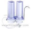 2 Stage Countertop Water Filter PP Cartridge Simple Filtration Systems
