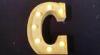 Vintage 12&quot; Marquee Led Backlit Sign Letters Alphabet Light Up Letter Sign