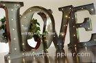 Customs Size / Color LED Marquee Letter Lights Love Marquee Sign For Wedding