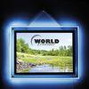 Clear Wall Mounted Crystal LED Light Box Light Weight For Picture Display