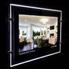 Customized Crystal LED Light Box Panel / Fashion LED Lighted Poster Frame