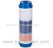 Cylindrical Water Filter Replacement Cartridges / Carbon Filter Cartridge With Tourmaline Ceramic Ba